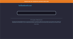 Desktop Screenshot of belfasthotels.net